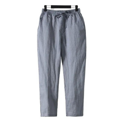 Fez - Linen Trousers (straight fit)