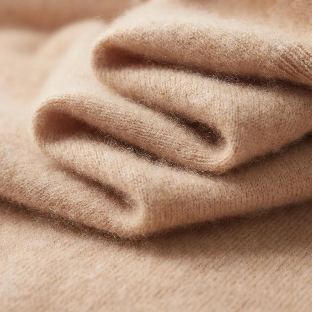 100% CASHMERE ZIP UP POLO