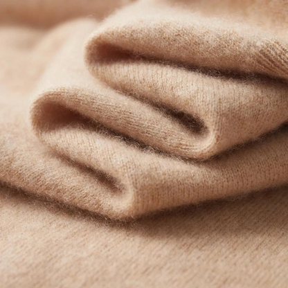100% CASHMERE ZIP UP POLO