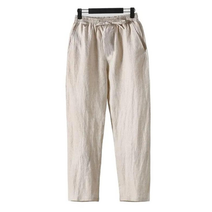 Fez - Linen Trousers (straight fit)