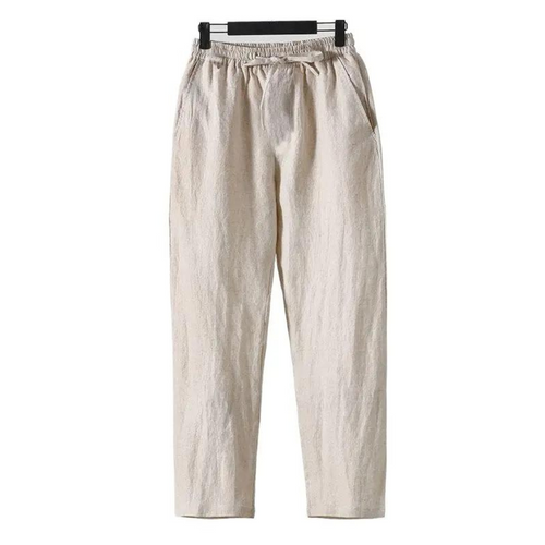 Fez - Linen Trousers (straight fit)