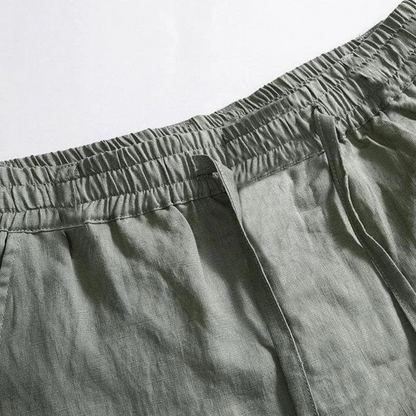 Fez - Linen Trousers (straight fit)