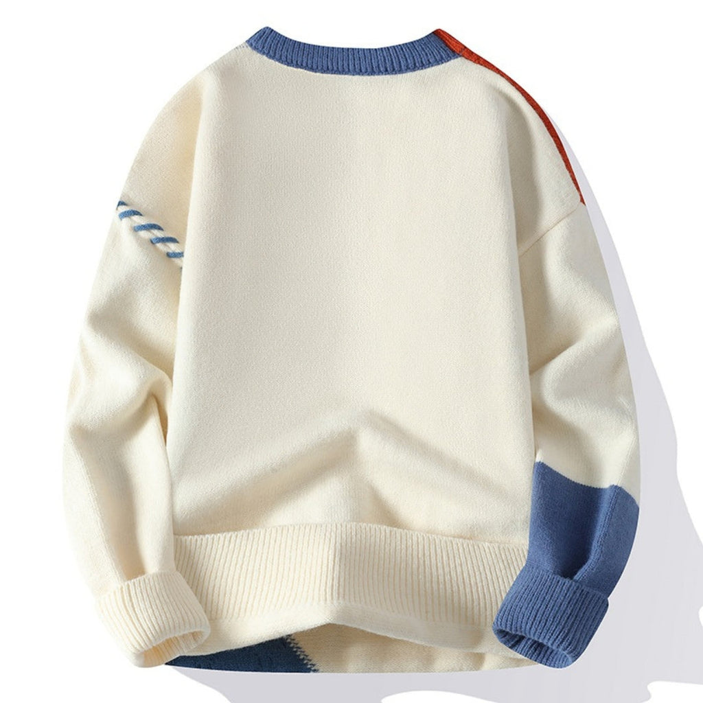 Casual Patchwork Sweater - CLEARANCE SALE