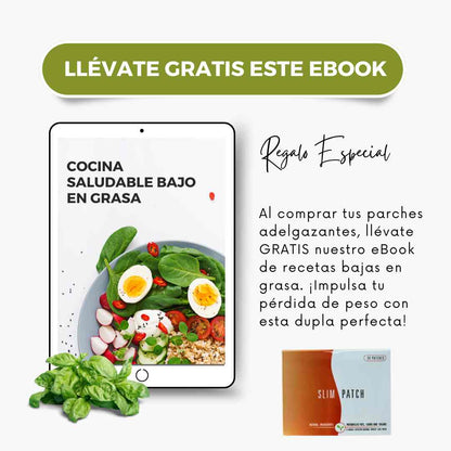 Parche Adelgazante SlimPatch© + GRÁTIS E-BOOK COCINA SALUDABLE