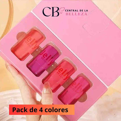 Rubor & Brillo 2 en 1 - Colorete para labios y mejillas